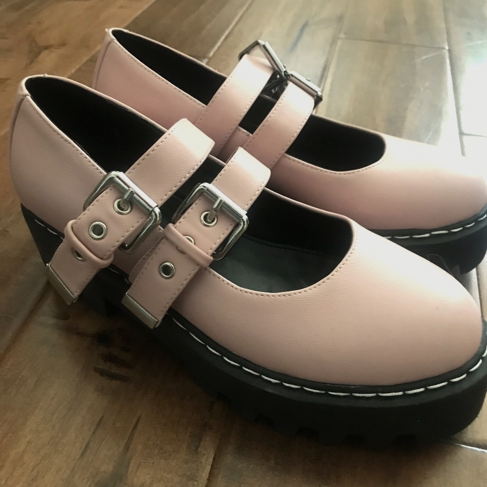 Lamoda Pink Mary Janes size 7